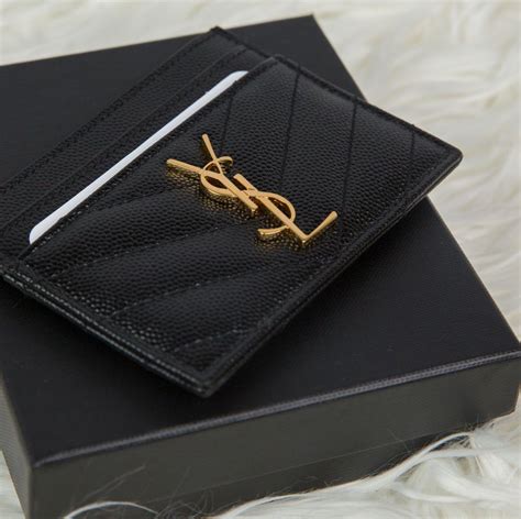 card holder ysl mens